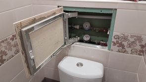 Hatch under tiles Push Sekret-Light, 2 doors Hatch under tiles Push Sekret-Light, 2 doors