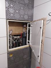 Hatch under tiles Push Zhelezyaka Mini Hatch under tiles Push Zhelezyaka Mini