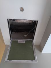 Paintable hatches Premium Light for installation in ceiling, 2 doors Paintable hatches Premium Light for installation in ceiling, 2 doors