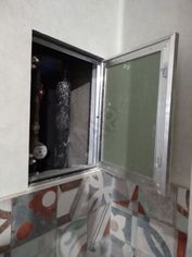 Paintable hatches Premium Light for installation in wall, 2 doors Paintable hatches Premium Light for installation in wall, 2 doors