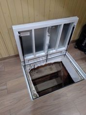 Floor hatch Self-lifting invisible hatch, corner Floor hatch Self-lifting invisible hatch, corner